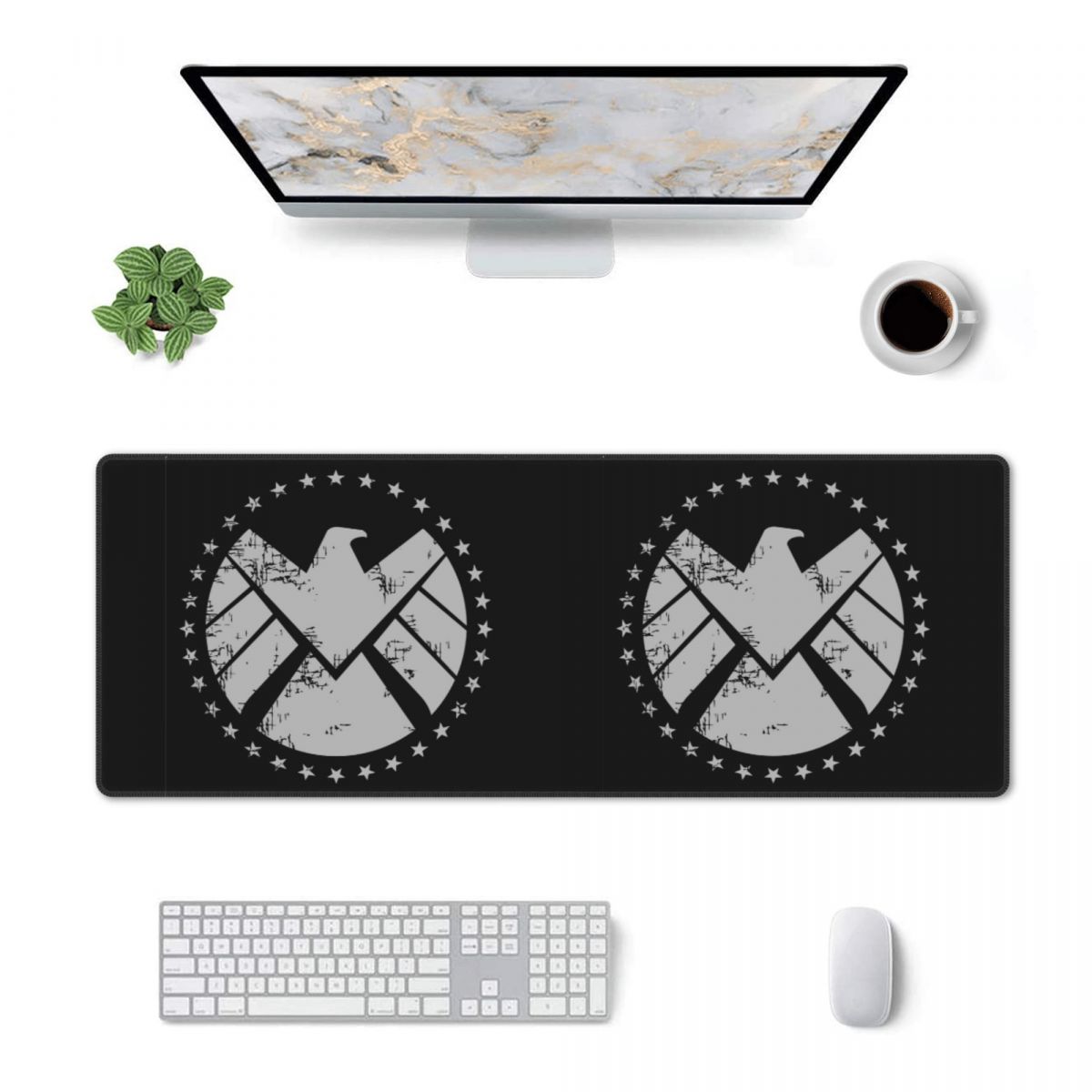 Gaming Keyboard Training - Large Mouse Pad Shield Agent Training