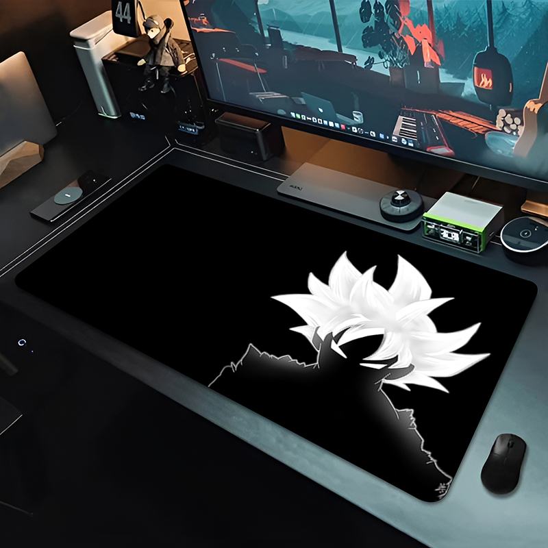 DBZ Black Anime Mouse Pad Drag - Gaming Keyboard Esports 评论和价格