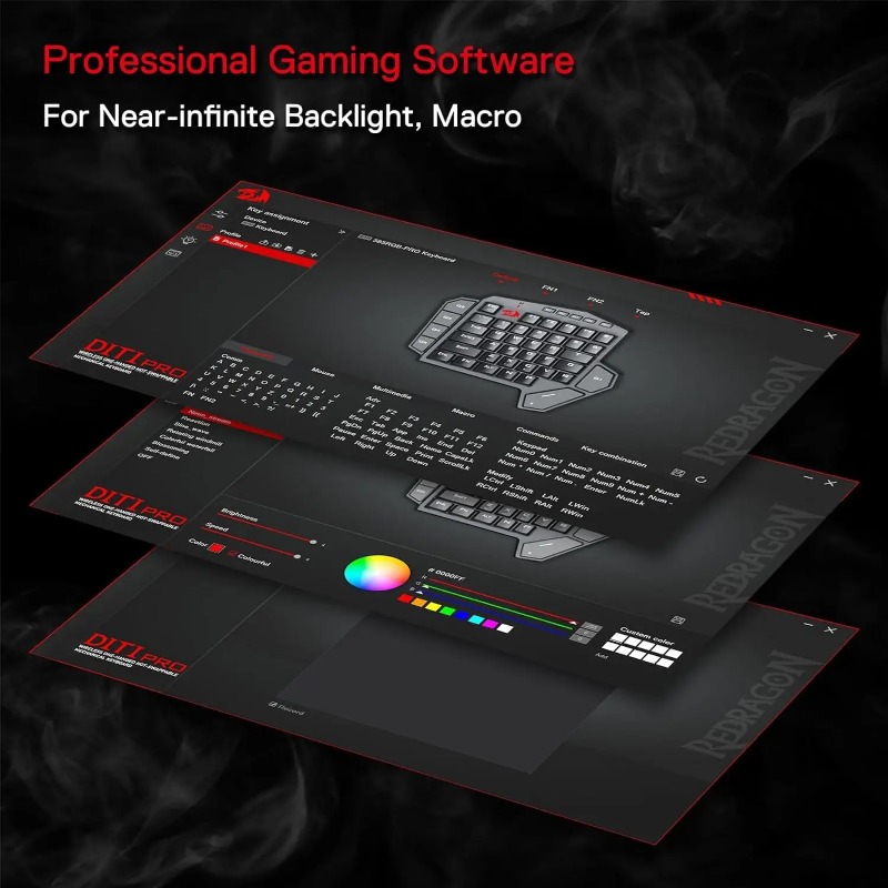 New Redragon K585 PRO Wireless - Gaming Keyboard Half 评论和价格