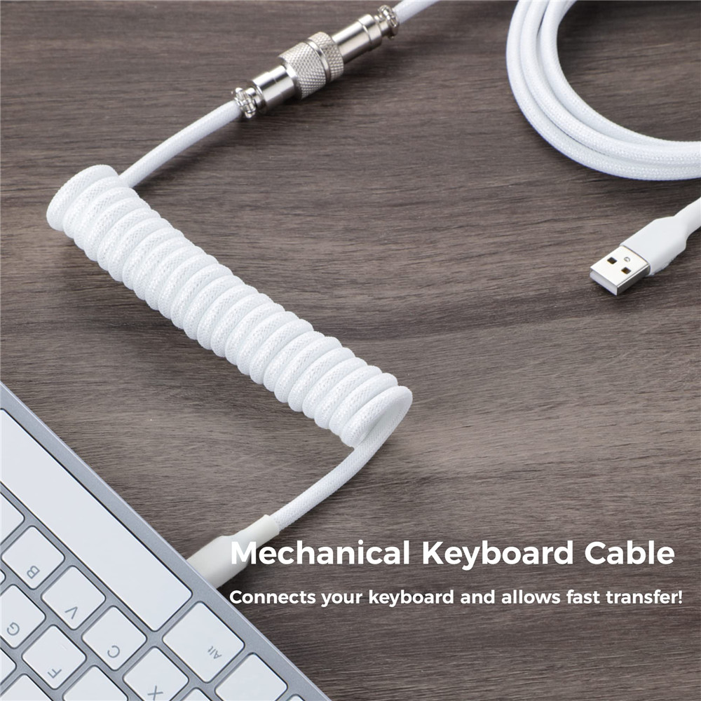 Mechanical Keyboard Coiled Cab - Gaming Keyboard Types 评论和价格