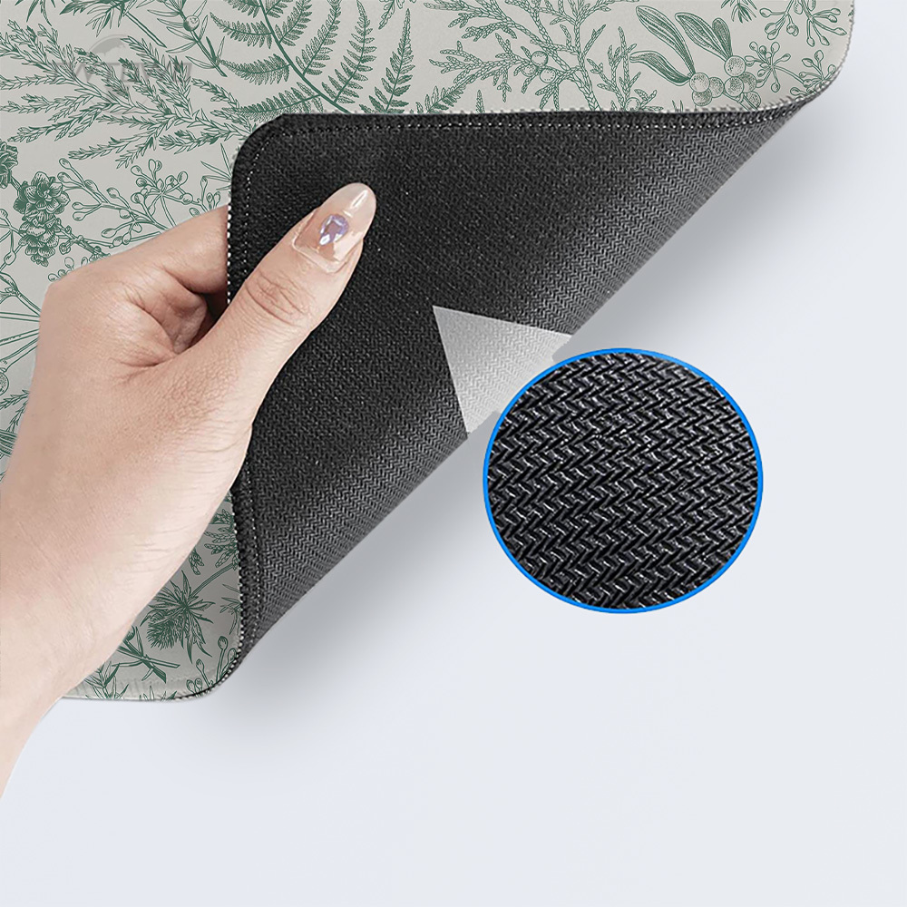 Mouse Pad Gaming Green Flower  - Gaming Keyboard Non Mechanical 评论和价格