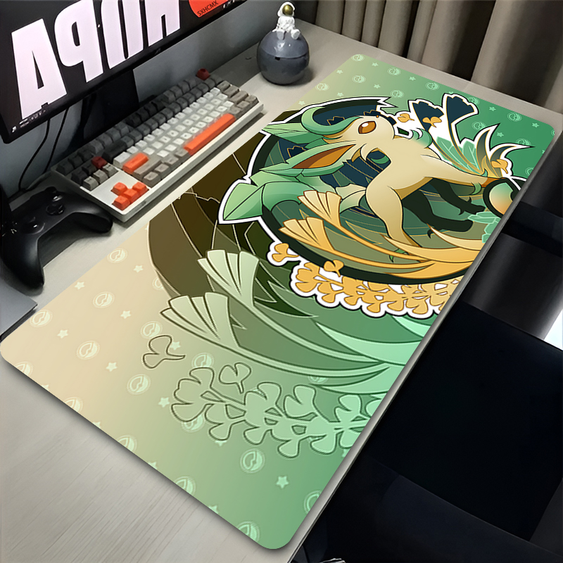 Mouse Pad Gamer P-pokemon Leaf - Gaming Keyboard Esports 评论和价格