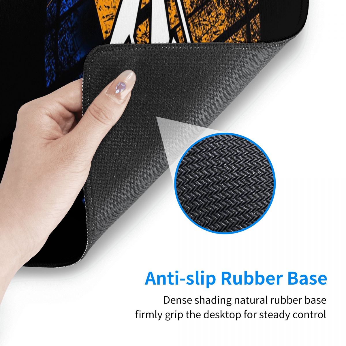 Large Mouse Pad Half Diamond V - Gaming Keyboard Half 评论和价格