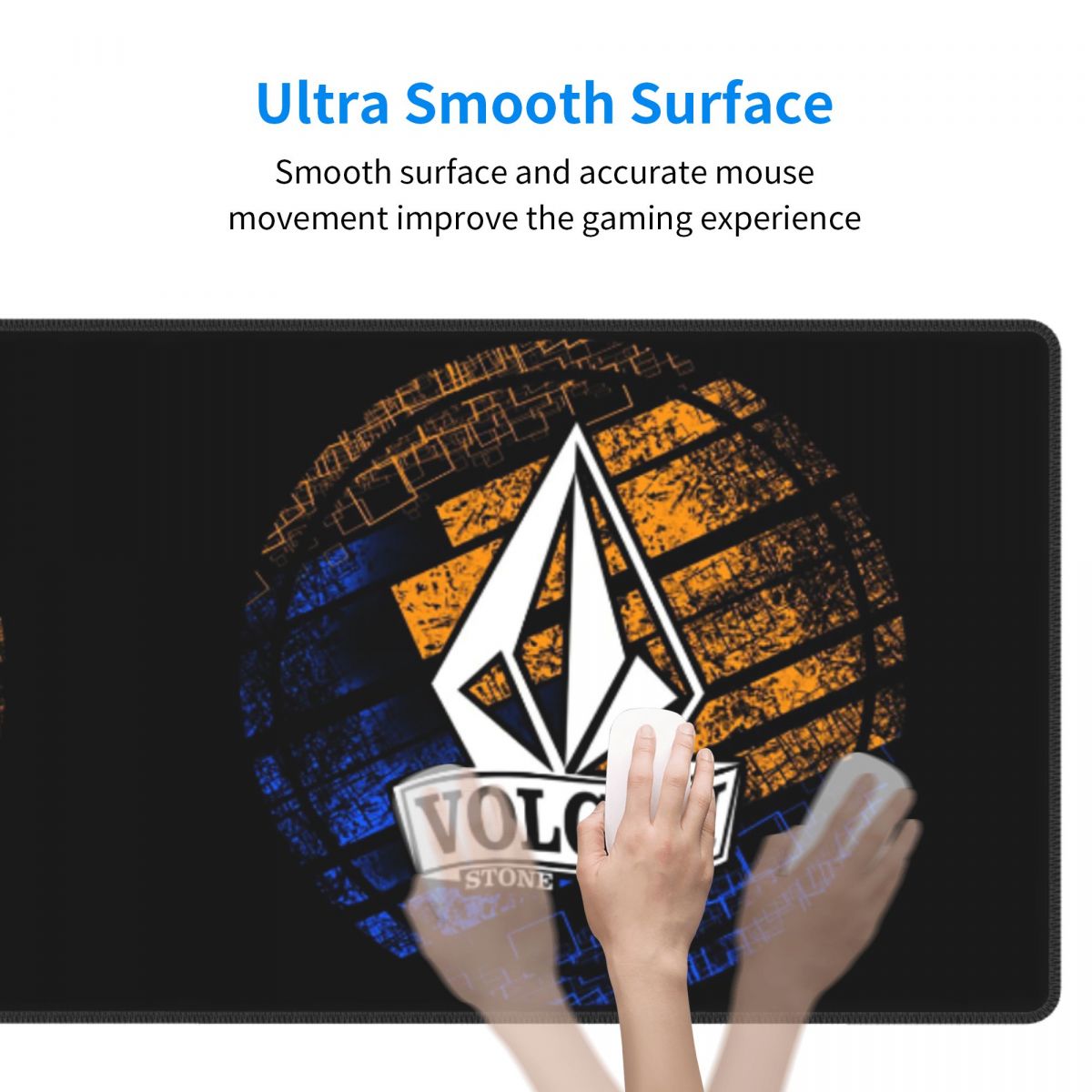 Large Mouse Pad Half Diamond V - Gaming Keyboard Half 评论和价格