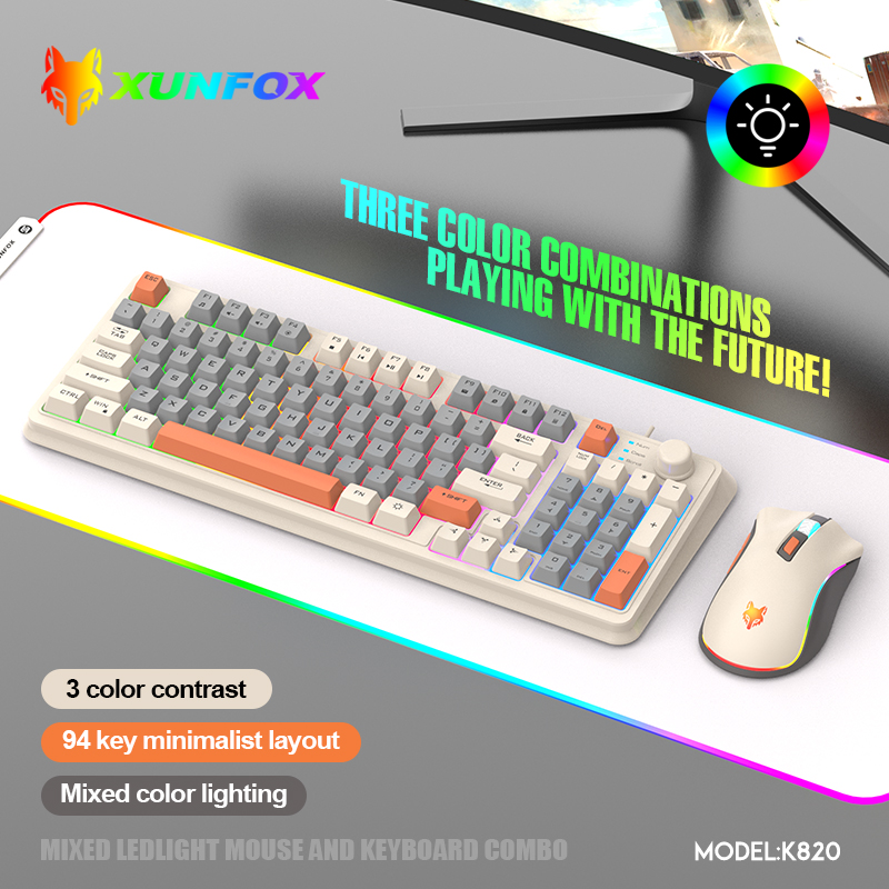 K820 USB Wired Game Keyboard M - Gaming Keyboard And Mouse Wireless 评论和价格