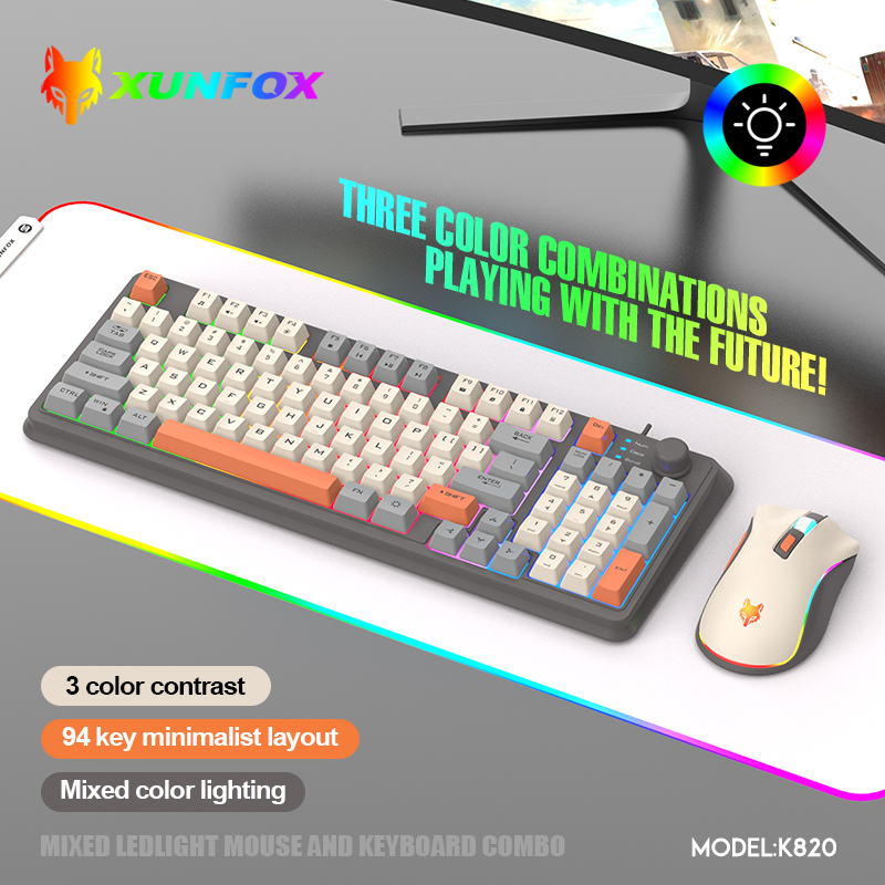 K820 USB Wired Game Keyboard M - Gaming Keyboard And Mouse Wireless 评论和价格