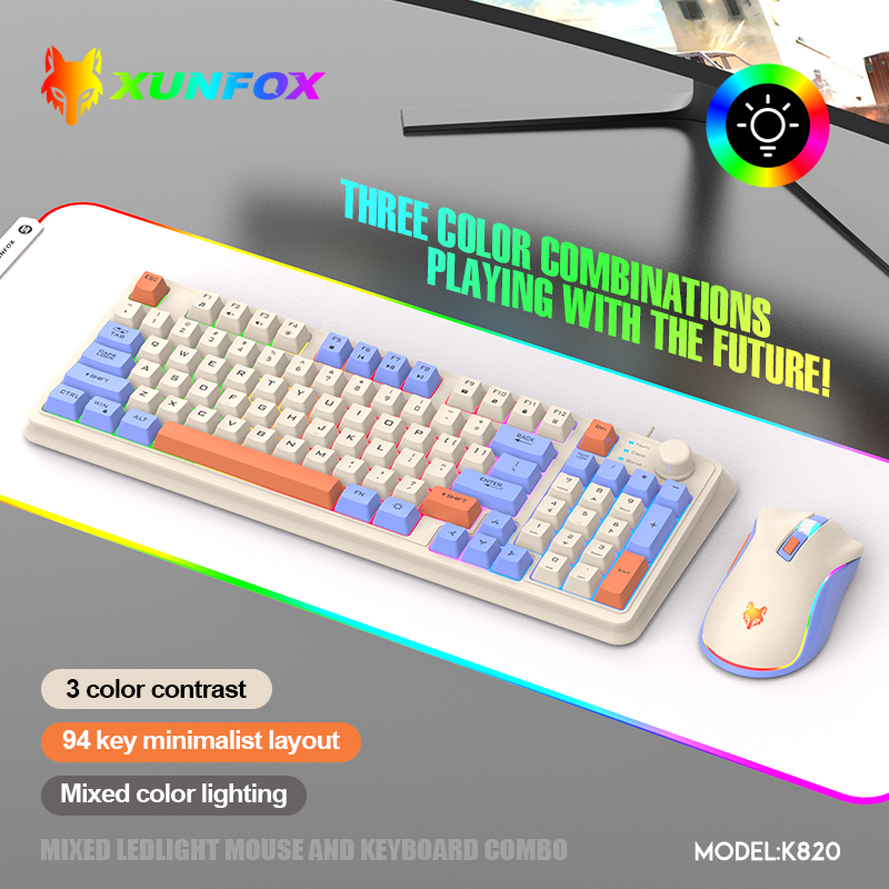 K820 USB Wired Game Keyboard M - Gaming Keyboard And Mouse Wireless 评论和价格