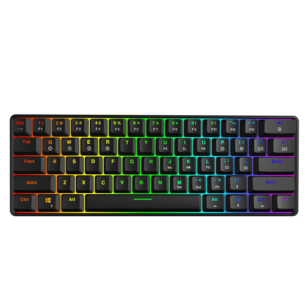 SKYLOONG GK61 Mini Portable 60 - Gaming Keyboard Bundle 评论和价格